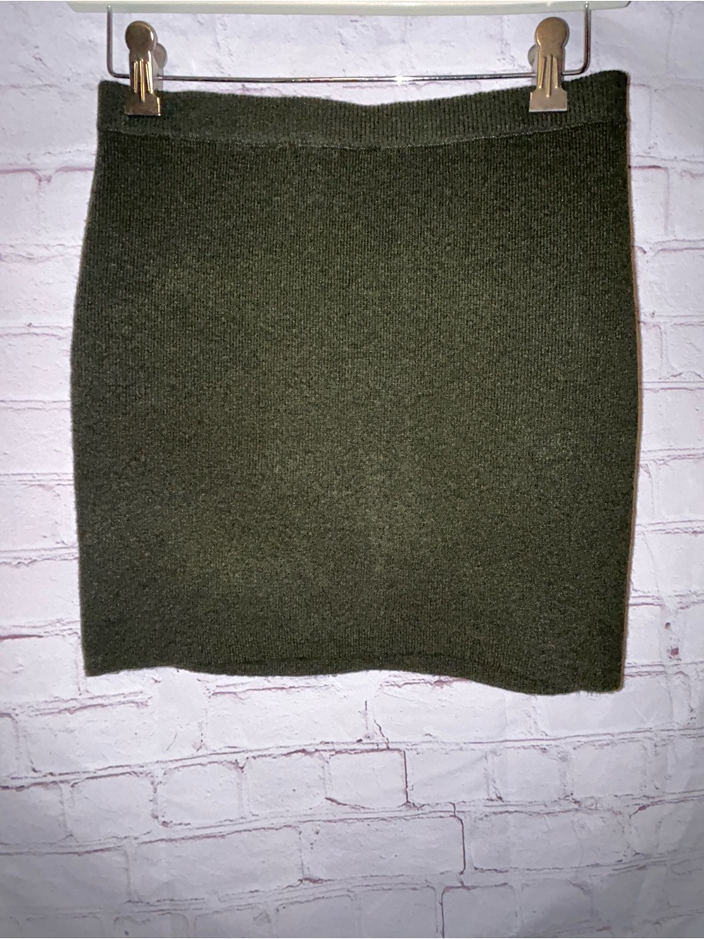 naked wardrobe knit mini skirt size M